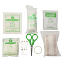 Mil-Tec First Aid Kit Mini Pack (Klein) in Rot - kompakte Reißverschlusstasche mit Erste Hilfe Material