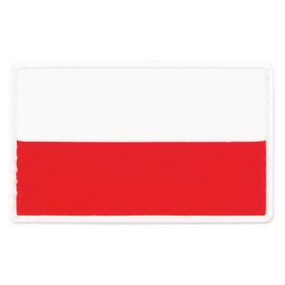 3D Patch Länder Flagge Polen - Farbig