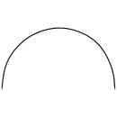 Gest&auml;nge f&uuml;r Biwaksack, 130 cm L&auml;nge, &Oslash; 8 mm, zusammensteckbar, gebogene Form