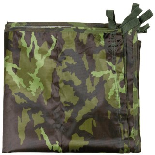Wasserdichtes Tarp M 95 CZ Tarn 3 x 3 m mit 9 Befestigungsschlaufen und Transportbeutel
