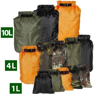 Kleiner Drybag mit 1 L, 4 L oder 10 L Fassungsvermögen