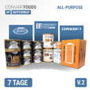 Convar&trade; Foods Notvorrat für 7 Tage AP V.2, Konserven von DosenBistro&trade; und EF Emergency Food