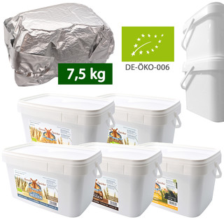 Convar Bio Getreide Speicher 7,5 kg Eimer vakuumverpackt,...