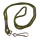 Lanyard 48 cm in Oliv mit Metallhaken