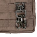 Befestigungsset in Oliv f&uuml;r Molle mit 2 Duraflex&reg; MOD.U.LOX&reg; mit D-Ring und 4 Karabinern (Tactical Set Ultimate)