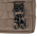 Befestigungsset in Schwarz f&uuml;r Molle mit 2 Duraflex&reg; MOD.U.LOX&reg; mit D-Ring und 4 Karabinern (Tactical Set Ultimate)