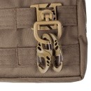 Befestigungsset in Coyote f&uuml;r Molle mit 2 Duraflex&reg; MOD.U.LOX&reg; mit D-Ring und 4 Karabinern (Tactical Set Ultimate)
