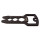 Herbertz Mini Tool 55058 mit Flaschenöffner, Nagelzieher, Sechskantschlüssel und Messskala