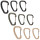Wildo® 3-tlg. Karabiner Set in Schwarz, Oliv oder Desert