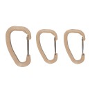 Wildo&reg; 3-tlg. Karabiner Set in Desert