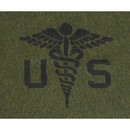 US Wolldecke Medical 225 x 155 cm in Oliv (Nachbau im Stil des US Army Medical Department)