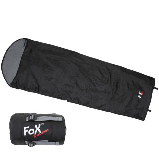Kompakter Sommerschlafsack 200 x 75 cm in Schwarz mit...