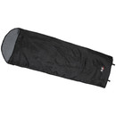 Kompakter Sommerschlafsack 200 x 75 cm in Schwarz mit Packsack