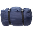 Deckenschlafsack in Blau mit 2-lagiger Füllung und integriertem Transportsack (Israelischer Pilotenschlafsack)