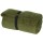 Fleece Decke 200 x 150 cm in Oliv mit Transportbeutel