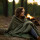 Fleece Decke 200 x 150 cm in Oliv mit Transportbeutel