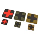 Klett-Abzeichen Erste Hilfe aus PVC, 5 x 5 cm oder 2,5 x 2,5 cm