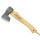 Njord Axt Malin aus Kohlenstoffstahl, 29,5 cm Eschenholzgriff, inkl. Lederscheide