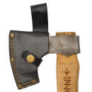 Njord Axt Arvid aus Kohlenstoffstahl, 35,5 cm Eschenholzgriff, inkl. Lederscheide