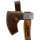 Njord Axt Vidar aus Damaststahl, 38 cm Palisandergriff, inkl. Lederscheide