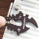Roxon Multi-Tool 8-in-1 Schlsselanhnger Skorpion, schwarz