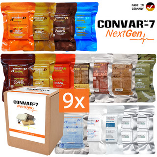 Convar-7 NextGen Energieriegel 9er Karton (9x 120 g) in...