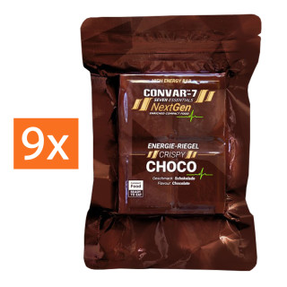 Convar-7 NextGen Energieriegel Crispy Choco 9er Karton (9x 120 g)