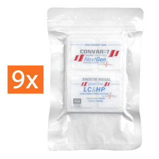 Convar-7 NextGen Energieriegel Low Carb & High Protein 9er Karton (9x 120 g)