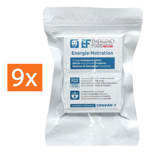 Convar-7 NextGen Energieriegel Emergency Food Notration 9er Karton (9x 120 g)
