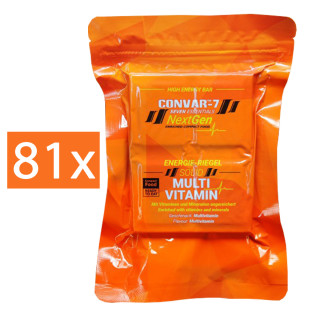 Convar-7 NextGen Energieriegel Solid Multivitamin 81er Karton (81x 120 g)