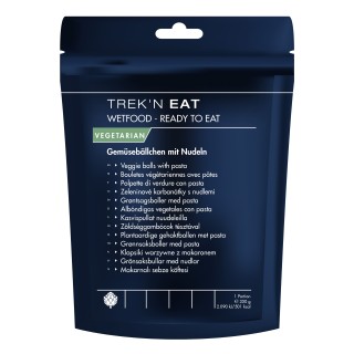 Trekn Eat Wetfood Gemüsebällchen mit Nudeln - „Ready To Eat”-Mahlzeit