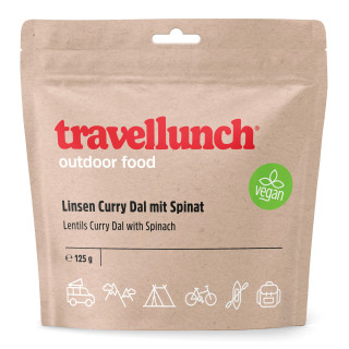 Travellunch Linsen Curry Dal mit Spinat 125 g