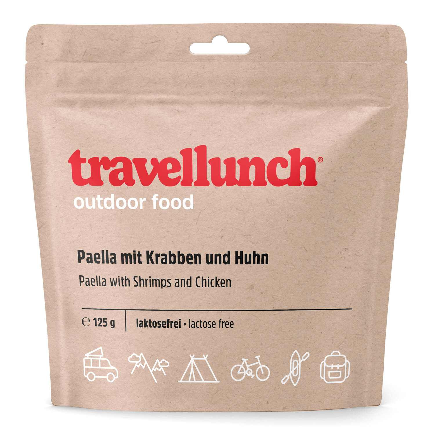 Travellunch Paella mit Krabben und Huhn 125 g