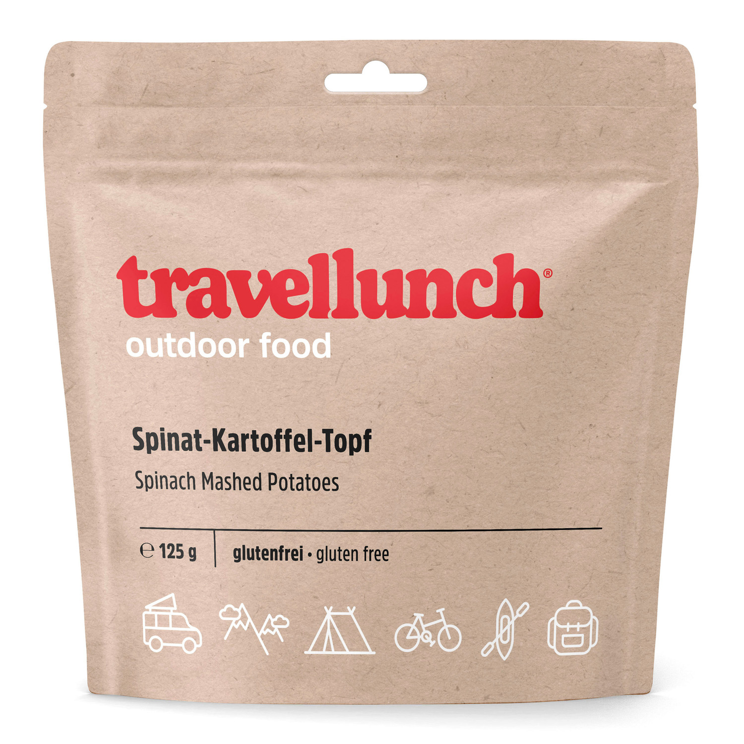 Travellunch Spinat-Kartoffel-Topf 125 g