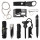 10-tlg. Notfallbox mit Gadgets und Tools für Outdoor, Camping und Survival