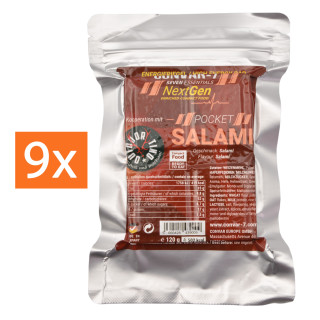 Convar-7 NextGen Energieriegel Pocket Salami 9er Karton (9x 120 g)