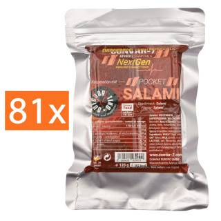 Convar-7 NextGen Energieriegel Pocket Salami 81er Karton (81x 120 g)