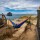 Grand Trunk Double Deluxe Hammock in Braungrau / Magenta - Hängematte für 2 Personen inkl. Befestigungssystem