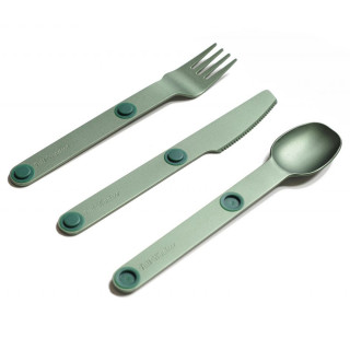 Full Windsor Magware in Grün (Forest Green) - magnetisches Besteck aus Aluminium mit Etui