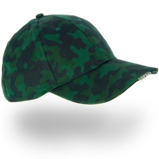 Cap in Tarnoptik mit LED-Beleuchtung