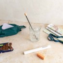 LifeStraw Sip Wasserfilterstrohhalm in Apricot (helles Orange) aus Edelstahl mit Etui