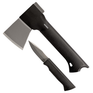 Gerber Gator Combo Axe: Set aus Axt und Messer, das im Griff verstaut wird