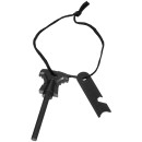 Feuerstarter 12 cm mit T-Griff aus Kunststoff, Schaber...