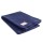 Mountainhill Wolldecke 225 x 150 cm, Navy Blau, einfarbig (80% Schafwolle, 20% Polyester)
