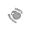 Merino Wollm&uuml;tze in Oliv im klassischen Design