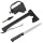 Multifunktionsaxt mit 6 Tools: Axt, Hammer, Messer, Seilschneider, Feuerstarter und Notfallpfeife