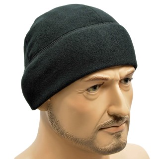 Fleece-Mütze „Delta“ in Schwarz