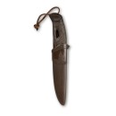 Light My Fire Swedish FireKnife Bio 2in1 in Braun mit Feuerstarter und Holster
