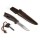Light My Fire Swedish FireKnife Bio 2in1 in Braun mit Feuerstarter und Holster