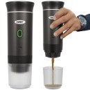 NGT Tragbare Espresso Maschine mit Heizfunktion in Schwarz